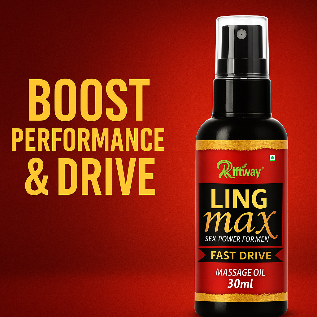 Riffway Ling Max Massage Oil – 30ml | Boost Strength & Performance Naturally