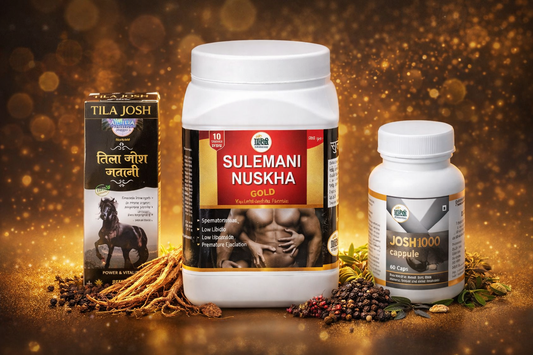 Sulemani Nuskha Gold Herbal Power Pack | Tila Josh + Josh 1000 Capsules