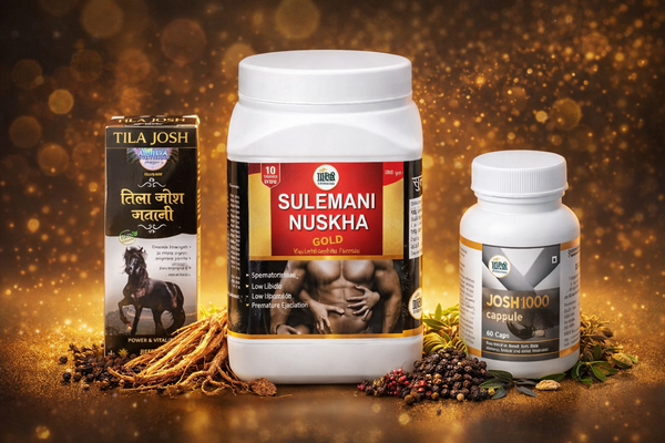 Sulemani Nuskha Gold Herbal Power Pack | Tila Josh + Josh 1000 Capsules